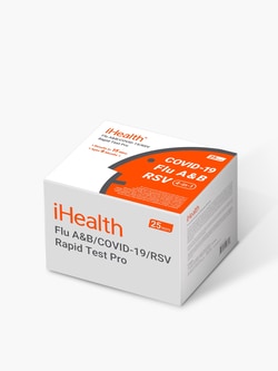 IHEALTH LABS INC&nbsp;iHealth Flu A&B/COVID-19/RSV Rapid Test Pro (25 Pack) - POC